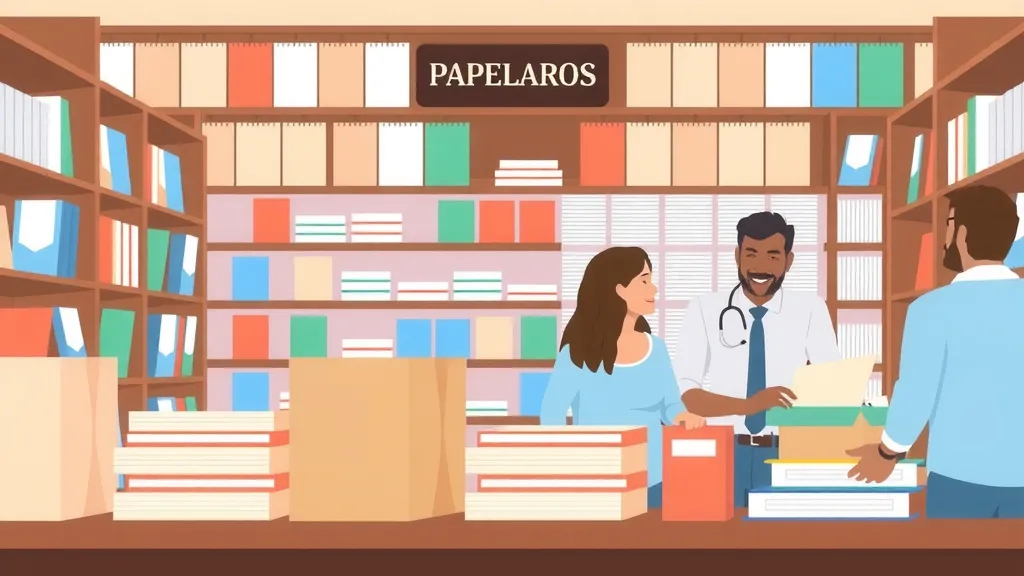 Como vender artigos de papelaria em grandes quantidades